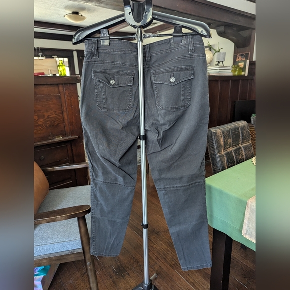 Stretchy ankle cargo jeans size 10 excellent - Picture 3 of 10